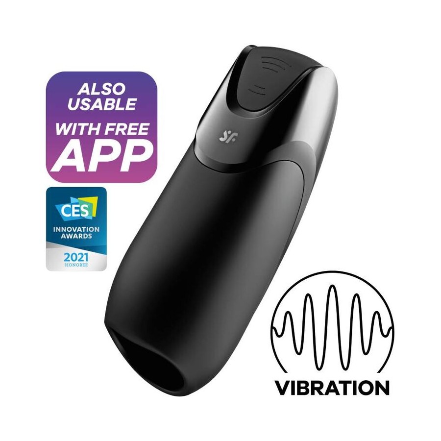 SATISFYER - MEN VIBRATION+ NERO